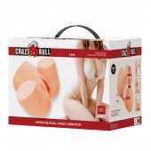 Телесный мастурбатор Liora с 2 любовными тоннелями - Baile - в Новочеркасске купить с доставкой