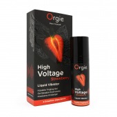 Жидкий вибратор Orgie High Voltage Strawberry - 15 мл. - ORGIE - купить с доставкой в Новочеркасске