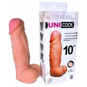 Фаллическая насадка Харнесс UNICOCK 10  - 25 см. - LOVETOY (А-Полимер) - купить с доставкой в Новочеркасске