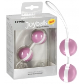 Нежно-розовые вагинальные шарики Joyballs Bicolored - Joy Division