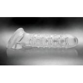 Утолщающая ребристая насадка на пенис - Доминирующее кольцо - в Новочеркасске купить с доставкой