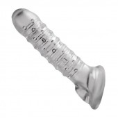 Утолщающая ребристая насадка на пенис - Доминирующее кольцо - в Новочеркасске купить с доставкой