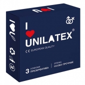 Ультрапрочные презервативы Unilatex Extra Strong - 3 шт. - Unilatex - купить с доставкой в Новочеркасске