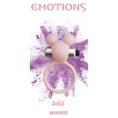 Розовое эрекционное виброколечко Emotions Minnie Light pink - Lola Games - в Новочеркасске купить с доставкой