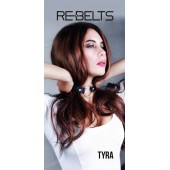 Чёрный кожаный чокер-кляп Tyra Black - Rebelts - купить с доставкой в Новочеркасске