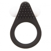 Чёрное эрекционное кольцо LIT-UP SILICONE STIMU RING 1 BLACK - Dream Toys - в Новочеркасске купить с доставкой