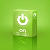 Цветные ароматизированные презервативы ON) Fruit   Color - 3 шт. - ON) - купить с доставкой в Новочеркасске