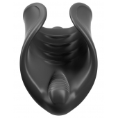 Чёрный мастурбатор Vibrating Silicone Stimulator с вибрацией - Pipedream - в Новочеркасске купить с доставкой