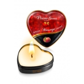 Массажная свеча с ароматом персика Bougie Massage Candle - 35 мл. - Plaisir Secret - купить с доставкой в Новочеркасске