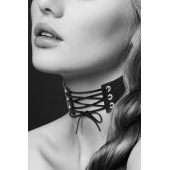 Оригинальный ошейник-чокер со шнуровкой - Bijoux Pour Toi - купить с доставкой в Новочеркасске