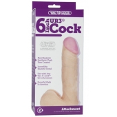 Ультра реалистичная насадка Vac-U-Lock  6  ULTRASKYN Cock - 17,3 см. - Doc Johnson - купить с доставкой в Новочеркасске
