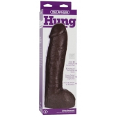 Большая насадка для трусиков Vac-U-Lock Realistic Hung - 31,7 см. - Doc Johnson - купить с доставкой в Новочеркасске