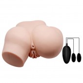 Телесный полуторс с двумя любовными тоннелями и вибрацией - Baile - в Новочеркасске купить с доставкой