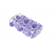 Фиолетовая насадка на пенис Rings Armour - Lola Games - в Новочеркасске купить с доставкой