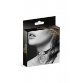Черный чокер с двумя кольцами - Bijoux Pour Toi - купить с доставкой в Новочеркасске