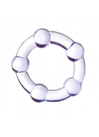 Фиолетовое эрекционное кольцо A-Toys - A-toys - в Новочеркасске купить с доставкой