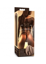 Коричневый мастубратор-вагина Nicole s Kitty - Blush Novelties - в Новочеркасске купить с доставкой