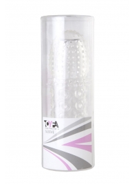 Прозрачная закрытая гелевая насадка - 13,5 см. - Toyfa Basic - в Новочеркасске купить с доставкой