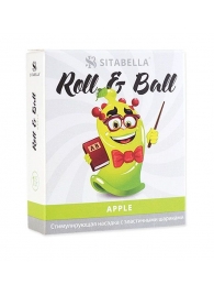 Стимулирующий презерватив-насадка Roll   Ball Apple - Sitabella - купить с доставкой в Новочеркасске