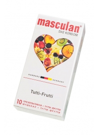 Жёлтые презервативы Masculan Ultra Tutti-Frutti с фруктовым ароматом - 10 шт. - Masculan - купить с доставкой в Новочеркасске