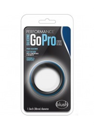Черно-синее эрекционное кольцо Silicone Go Pro Cock Ring - Blush Novelties - в Новочеркасске купить с доставкой