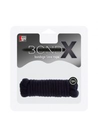 Чёрная веревка для связывания BONDX LOVE ROPE - 5 м. - Dream Toys - купить с доставкой в Новочеркасске