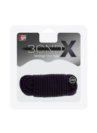 Черная веревка для связывания BONDX LOVE ROPE - 10 м. - Dream Toys - купить с доставкой в Новочеркасске