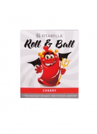 Стимулирующий презерватив-насадка Roll   Ball Cherry - Sitabella - купить с доставкой в Новочеркасске