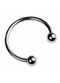 Серебристая подкова на головку пениса - ToyFa - купить с доставкой в Новочеркасске