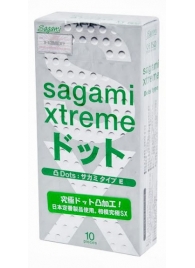 Презервативы Sagami Xtreme Type-E с точками - 10 шт. - Sagami - купить с доставкой в Новочеркасске