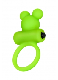 Зеленое виброкольцо на пенис A-Toys - A-toys - в Новочеркасске купить с доставкой