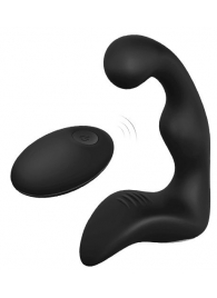 Черный вибромассажер простаты REMOTE BOOTY PLEASER - Dream Toys - в Новочеркасске купить с доставкой