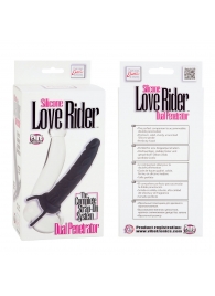 Насадка на пенис Silicone Love Rider Dual Penetrator для двойного проникновения - 14 см. - California Exotic Novelties - в Новочеркасске купить с доставкой