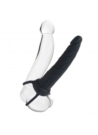 Насадка на пенис Silicone Love Rider Dual Penetrator для двойного проникновения - 14 см. - California Exotic Novelties - в Новочеркасске купить с доставкой