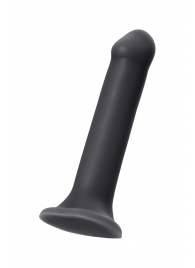 Черный фаллос на присоске Silicone Bendable Dildo XL - 20 см. - Strap-on-me - купить с доставкой в Новочеркасске