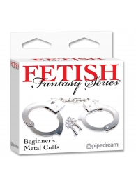 Металлические наручники Beginner s Metal Cuffs - Pipedream - купить с доставкой в Новочеркасске