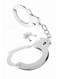 Металлические серебристые наручники Designer Metal Handcuffs - Pipedream - купить с доставкой в Новочеркасске