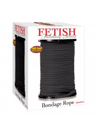 Черная веревка для связывания Bondage Rope - 60,9 м. - Pipedream - купить с доставкой в Новочеркасске