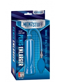 Синяя вакуумная помпа MENZSTUFF PENIS ENLARGER - Dream Toys - в Новочеркасске купить с доставкой