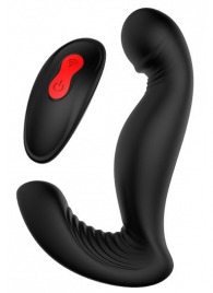 Черный вибромассажер простаты SWIRLING P-PLEASER - Dream Toys - в Новочеркасске купить с доставкой
