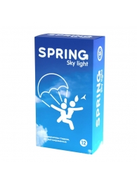 Ультратонкие презервативы SPRING SKY LIGHT - 12 шт. - SPRING - купить с доставкой в Новочеркасске