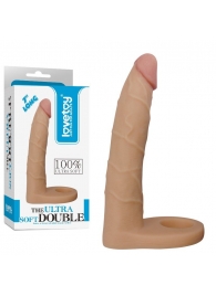 Телесная насадка-фаллоимитатор для двойного проникновения - 17 см. - Lovetoy - купить с доставкой в Новочеркасске