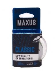 Классические презервативы в пластиковом кейсе MAXUS Classic - 3 шт. - Maxus - купить с доставкой в Новочеркасске