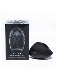 Черный инновационный мужской вибратор PULSE SOLO ESSENTIAL - Hot Octopuss - в Новочеркасске купить с доставкой