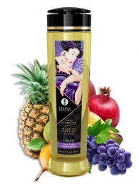 Массажное масло Libido Exotic Fruits с ароматом экзотических фруктов - 240 мл. - Shunga - купить с доставкой в Новочеркасске