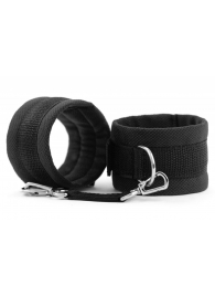 Черные наручники My rules на сцепке - БДСМ Арсенал - купить с доставкой в Новочеркасске