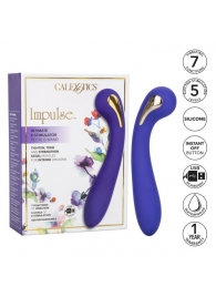 Фиолетовый вибромассажер с электростимуляцией Intimate Estim Petite G Wand - 19 см. - California Exotic Novelties - купить с доставкой в Новочеркасске