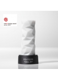 Белый 3D мастурбатор POLYGON - Tenga - в Новочеркасске купить с доставкой