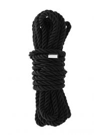 Черная веревка для шибари DELUXE BONDAGE ROPE - 5 м. - Dream Toys - купить с доставкой в Новочеркасске