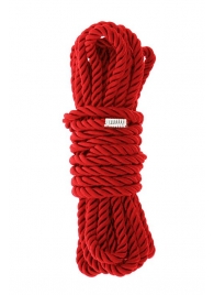 Красная веревка для шибари DELUXE BONDAGE ROPE - 5 м. - Dream Toys - купить с доставкой в Новочеркасске